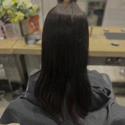 Before hair colour transformation at Woo Hair Thorpe Bay