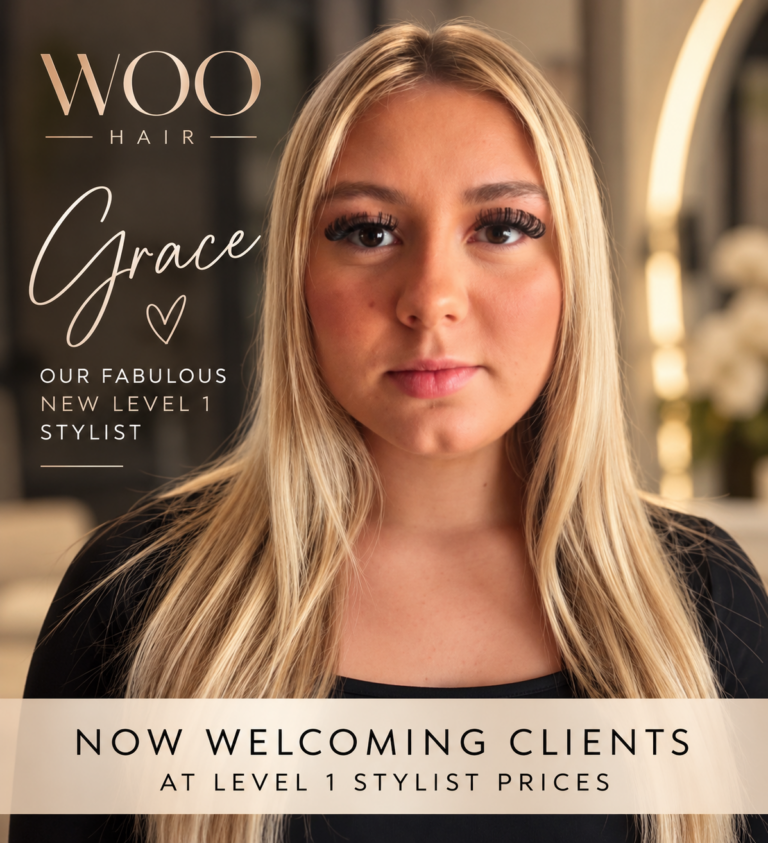 Celebrating Grace&rsquo;s Success at WOO Hair &ndash; Meet Our New Level 1 Stylist!